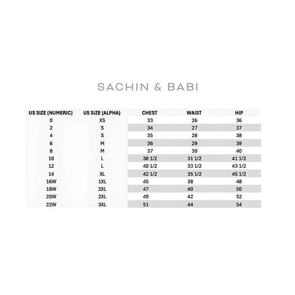 NEW SACHIN & BABI marta gown with crystals and belt in twilight - Picture 2 of 5